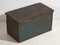 Small Vintage Trunk with Cobalt Blue Patina, 1920 3