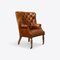 Chaise Petworth en Cuir Tanné de Pure White Lines 1