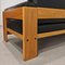 Sofá y Sillones Mod. Bastiano de madera de roble y cuero negro de Afra and Tobia Scarpa para Gavina, años 60. Juego de 3, Imagen 13