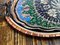 Clove Design Oval Copper Tray with Handles 2