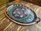 Clove Design Oval Copper Tray with Handles 1