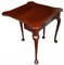 Table à Thé George II Antique avec Pieds Cabriole en Acajou Poli 3