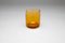 Large Glasses in Amber Yellow Colour by Federico Peri, Set of 2 1