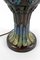 Jugendstil Salonlampe aus patinierter Bronze & Glasmalerei im Stil von Tiffany Studios, 1980er 19