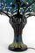 Jugendstil Salonlampe aus patinierter Bronze & Glasmalerei im Stil von Tiffany Studios, 1980er 17
