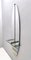 Vintage Oval Wall-Mounted Entryway Mirror and Console Table with Glass Top, 1980s 7