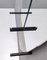 Vintage Oval Wall-Mounted Entryway Mirror and Console Table with Glass Top, 1980s 11