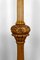 Vintage Art Deco Floor Lamp in Carved Oak, 1920 8