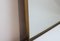Espejo de pared italiano Mid-Century con marco de latón de Gio Ponti, años 60, Imagen 6