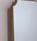Espejo de pared italiano Mid-Century con marco de latón de Gio Ponti, años 60, Imagen 4