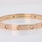 Love 4 Diamonds 18 Karat Rose Gold Bracelet from Cartier, Image 11