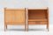 Oak Nightstands attributed to Jacques Adnet, 1950s, Set of 2, Image 3