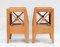 Oak Nightstands attributed to Jacques Adnet, 1950s, Set of 2, Image 5