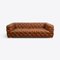 Three-Seater Tan Tank Sofa from Pure White Lines, Image 5