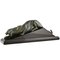 Georges Lavroff, Escultura de pantera Art Déco, 1935, bronce sobre base de mármol, Imagen 2