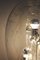 Large Space Age Ice Glass Table Lamp by Doria Leuchten, 1970 9