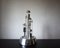 Large Space Age Ice Glass Table Lamp by Doria Leuchten, 1970 11