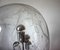 Large Space Age Ice Glass Table Lamp by Doria Leuchten, 1970 6