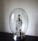 Large Space Age Ice Glass Table Lamp by Doria Leuchten, 1970 10