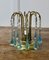 Turquoise Tear Drop Lustre Table Lamp, 1940s, Image 2
