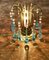 Turquoise Tear Drop Lustre Table Lamp, 1940s, Image 6