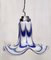 Vintage Italian Murano Glass Bell Pendant from Mazzega, 1970s 6