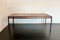 Mesa de centro Mid-Century moderna con superficie flotante de teca y cobre, años 60, Imagen 16