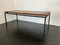 Mesa de centro Mid-Century moderna con superficie flotante de teca y cobre, años 60, Imagen 11