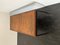 Mesa de centro Mid-Century moderna con superficie flotante de teca y cobre, años 60, Imagen 8