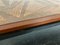 Mesa de centro Mid-Century moderna con superficie flotante de teca y cobre, años 60, Imagen 2