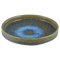 Ceramic Dish with Glaze in Green and Blue Tones from Palshus, 1960s 1