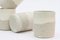 Ceramic Cups in Speckled and White Clay by Maevo, 2017, Set of 4 3