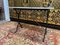Black Cast Iron and Marble Bistro Table 4