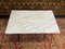 Black Cast Iron and Marble Bistro Table 2