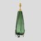 Briolette Murano Glass Emerald Green Table Lamps, Set of 2, Image 7