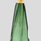 Briolette Murano Glass Emerald Green Table Lamps, Set of 2, Image 4