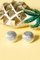 Boucles d'Oreilles Mid-Century en Argent de Hans Hansen, 1960s, Set de 2 3