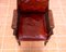 Georgian Regency Bergere Library Chair in Leather and Cane Rattan, 1810s-1820s, Image 18