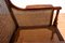 Georgian Regency Bergere Library Chair in Leather and Cane Rattan, 1810s-1820s, Image 20