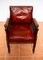 Georgian Regency Bergere Library Chair in Leather and Cane Rattan, 1810s-1820s, Image 14
