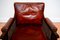 Georgian Regency Bergere Library Chair in Leather and Cane Rattan, 1810s-1820s, Image 17