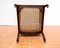 Georgian Regency Bergere Library Chair in Leather and Cane Rattan, 1810s-1820s, Image 24