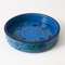 Blaue Blumenschale von Aldo Londi für Bitossi, 1960er 1