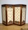 1st Part 20th Century Screen with 4 Leaves in Mahogany, 1920s 12