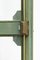 Selva Corner Display Cabinet in Lacquered Green 5