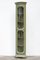 Selva Corner Display Cabinet in Lacquered Green 3