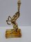 Lampe Vintage en Laiton avec Socle en Verre de Murano, 1980s 3