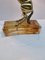 Lampe Vintage en Laiton avec Socle en Verre de Murano, 1980s 6