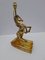 Lampe Vintage en Laiton avec Socle en Verre de Murano, 1980s 4