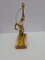 Lampe Vintage en Laiton avec Socle en Verre de Murano, 1980s 7